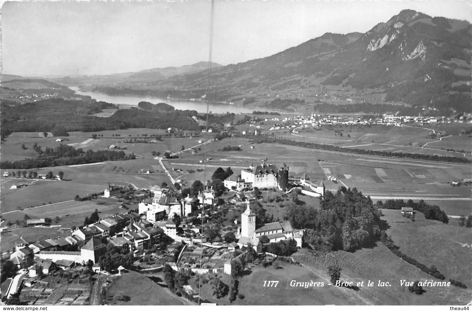 ¤¤  -   SUISSE   -   GRUYERES   -  Broc Et Le Lac   -  Vue Aérienne      -  ¤¤ - Broc