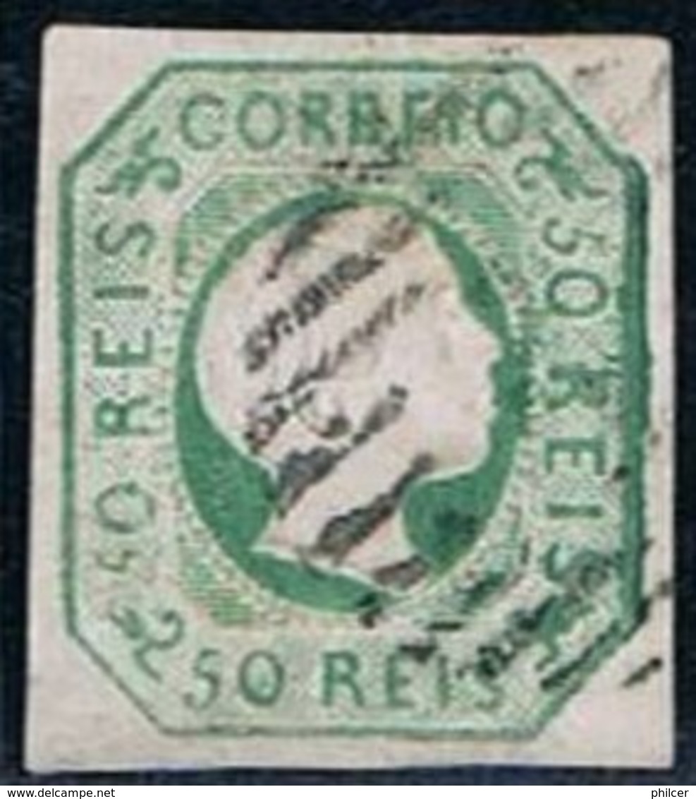 Portugal, 1855 # 8, Used - Oblitérés