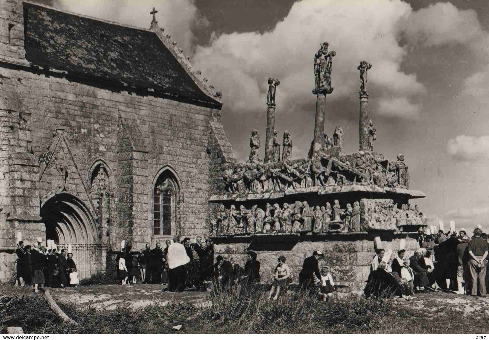 CPSM  St Jean De Trolimon Calvaire De Tronoen - Saint-Jean-Trolimon