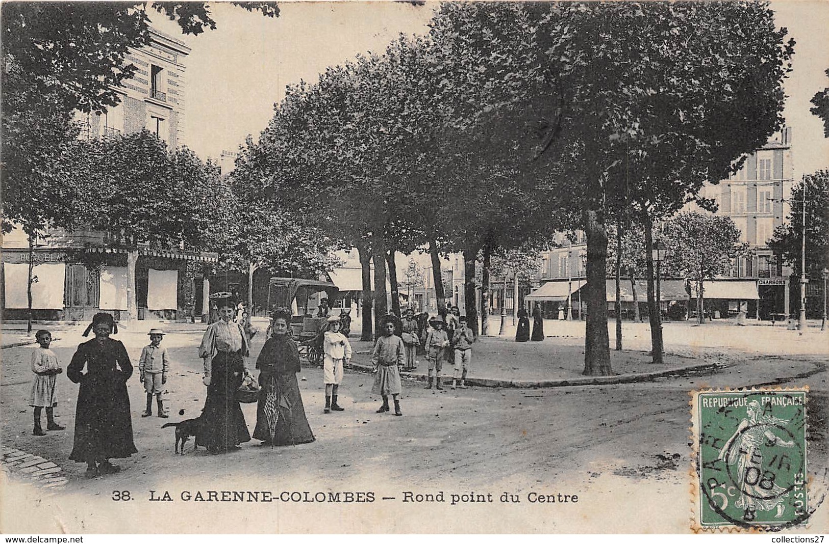 92-COLOMBES- ROND POIND DU CNETRE - Colombes