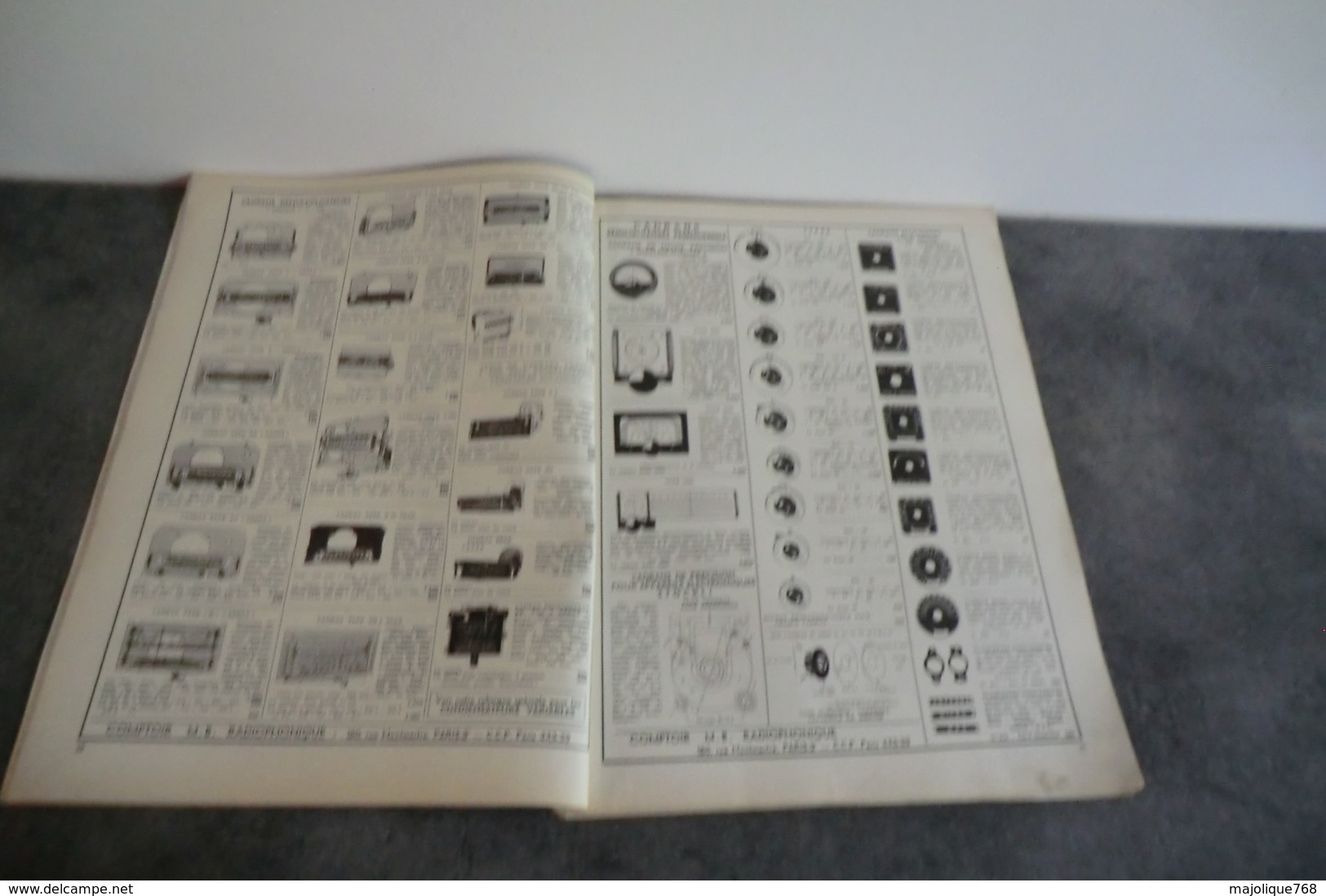 Comptoir M B Radiophonique Présente Son Nouveau Catalogue Générale - Année 1950 - La Couverture Au Verso Se Détache - - Components