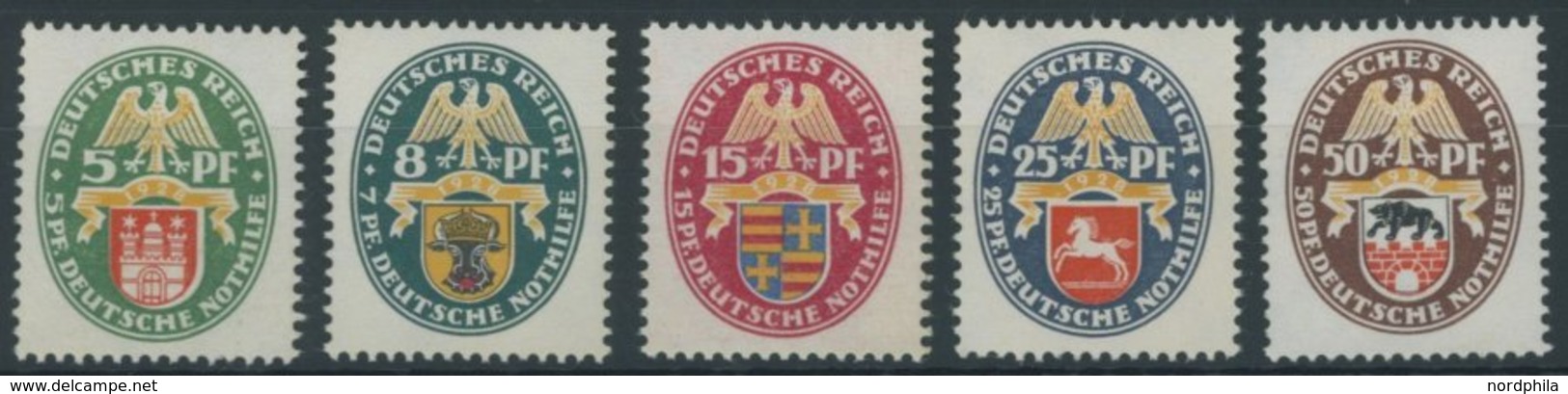 Dt. Reich 425-29 **, 1928, Nothilfe, Postfrischer Prachtsatz, Mi. 240.- - Oblitérés