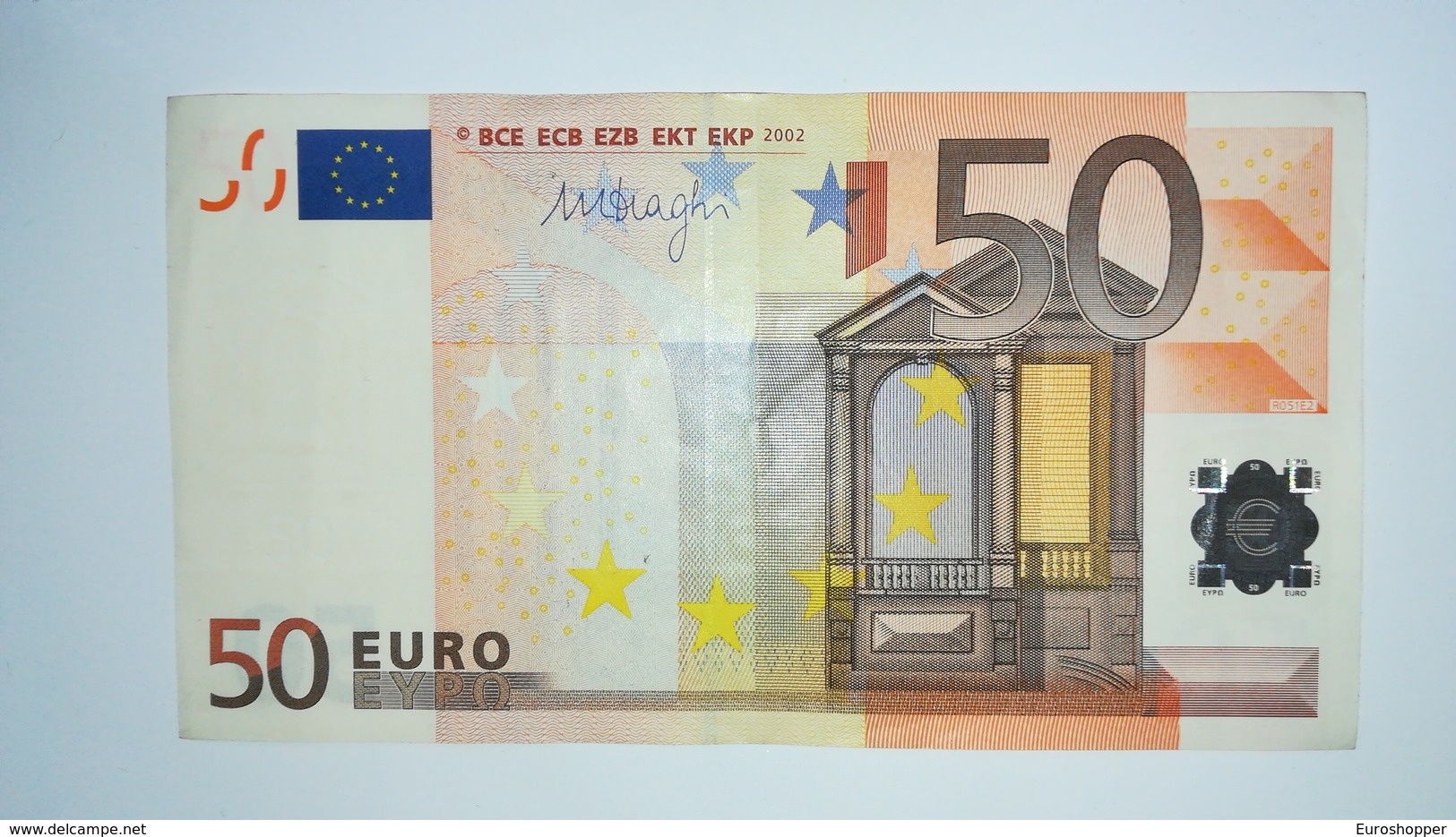 EURO-SLOVENIA 50 EURO (H) R051 Sign DRAGHI - 50 Euro
