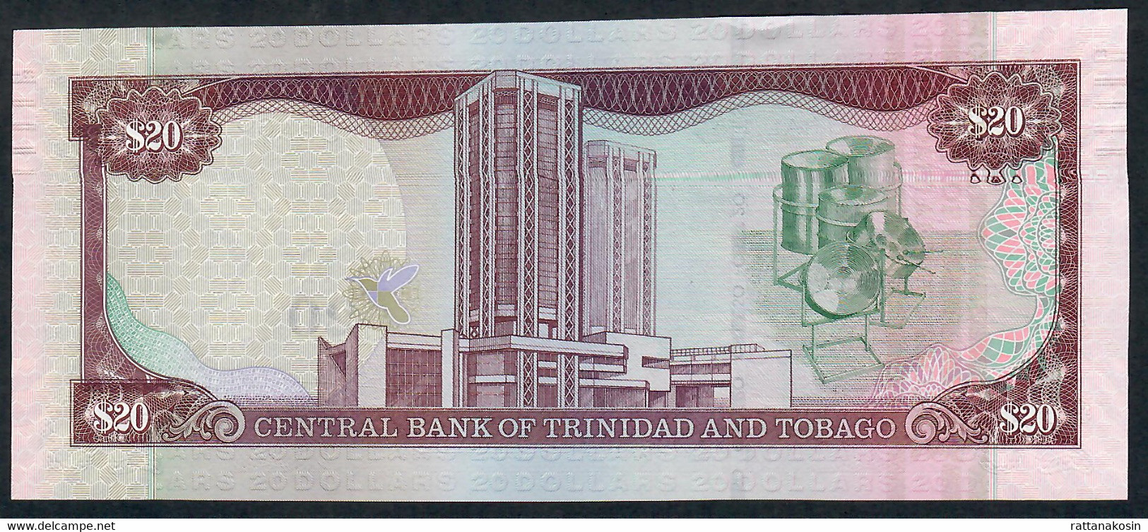 TRINIDAD AND TOBAGO P58a 20 DOLLARS 2006 Signature 9 (2014) # JN  UNC. - Trinidad & Tobago