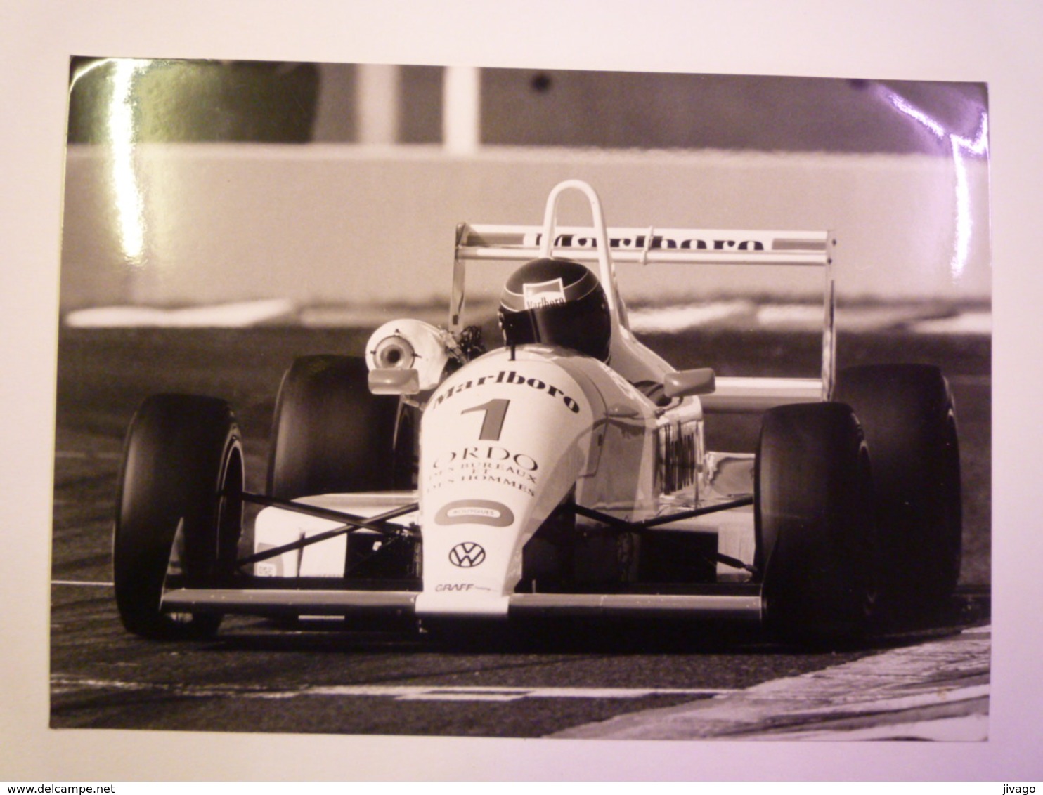 Jean-Christophe  BOULLION  (Bowman  BC2-VW  Graff Racing)  Championnat De FRANCE  Marlboro De  F3  1992 - Autosport - F1