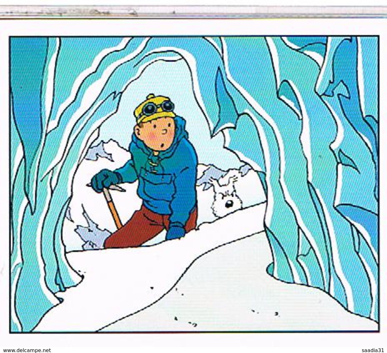 BANDES  DESSINEES   TINTIN  AU  TIBET   CPM  TTBE  1U956 - Hergé