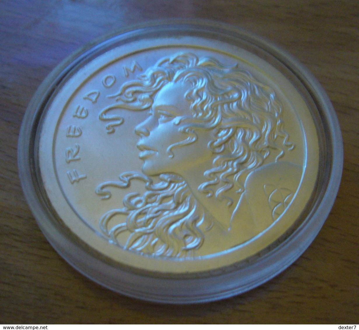 USA United States, Chris Duane Silver Shield FREEDOM GIRL 2013 BU 1 Oz Pure Silver - 1 Oncia Argento Stati Uniti - Collections