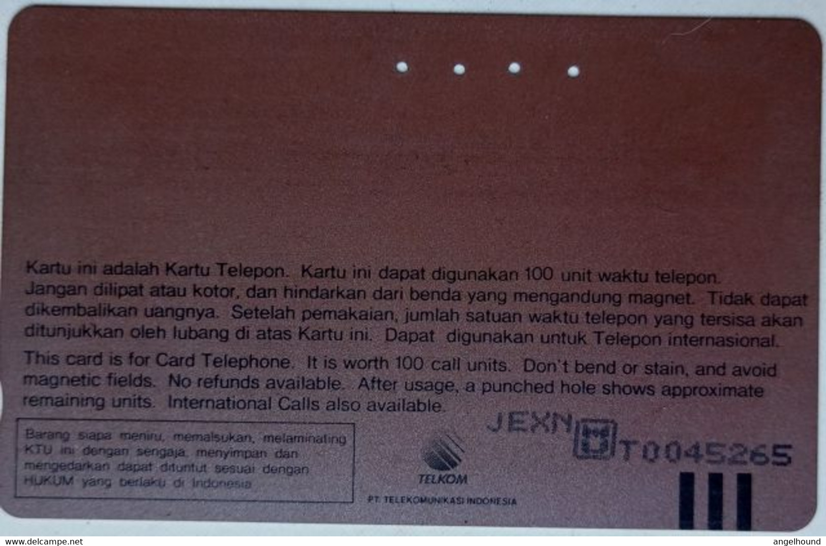 Indonesia  100 Units " Selamat Idul Fitri  Mohon Maaf Lahir & Batin " - Indonesië