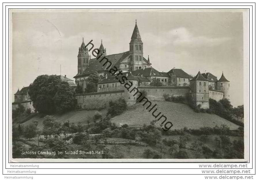 Schwäbisch Hall - Schloss Comburg - Foto-AK - Schwaebisch Hall