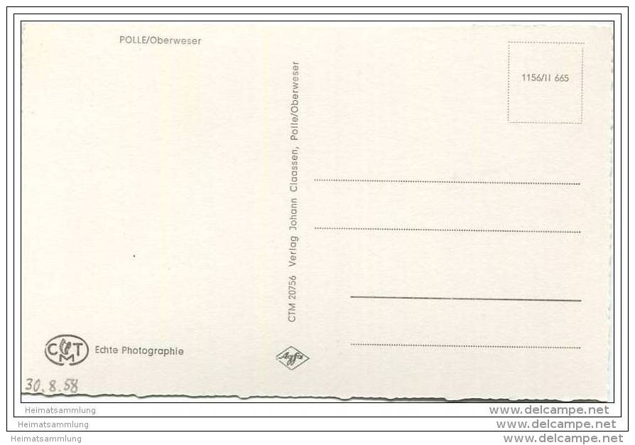 Polle - Foto-AK 50er Jahre - Bodenwerder