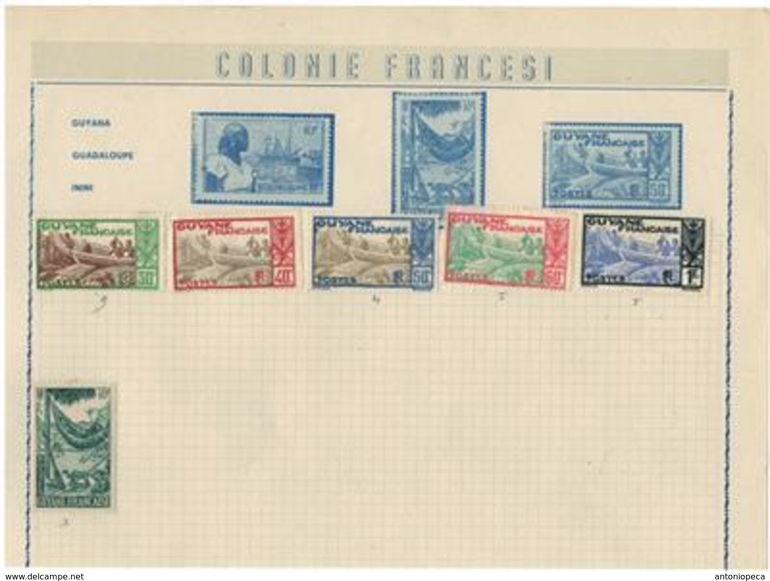 COLONIE FRANCESI Collezione 81v Nuovi TL / Usati - Collections