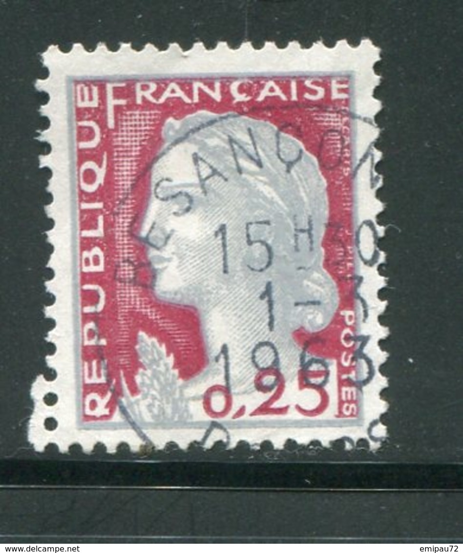 FRANCE- Y&T N°1263- Oblitéré - 1960 Marianne De Decaris