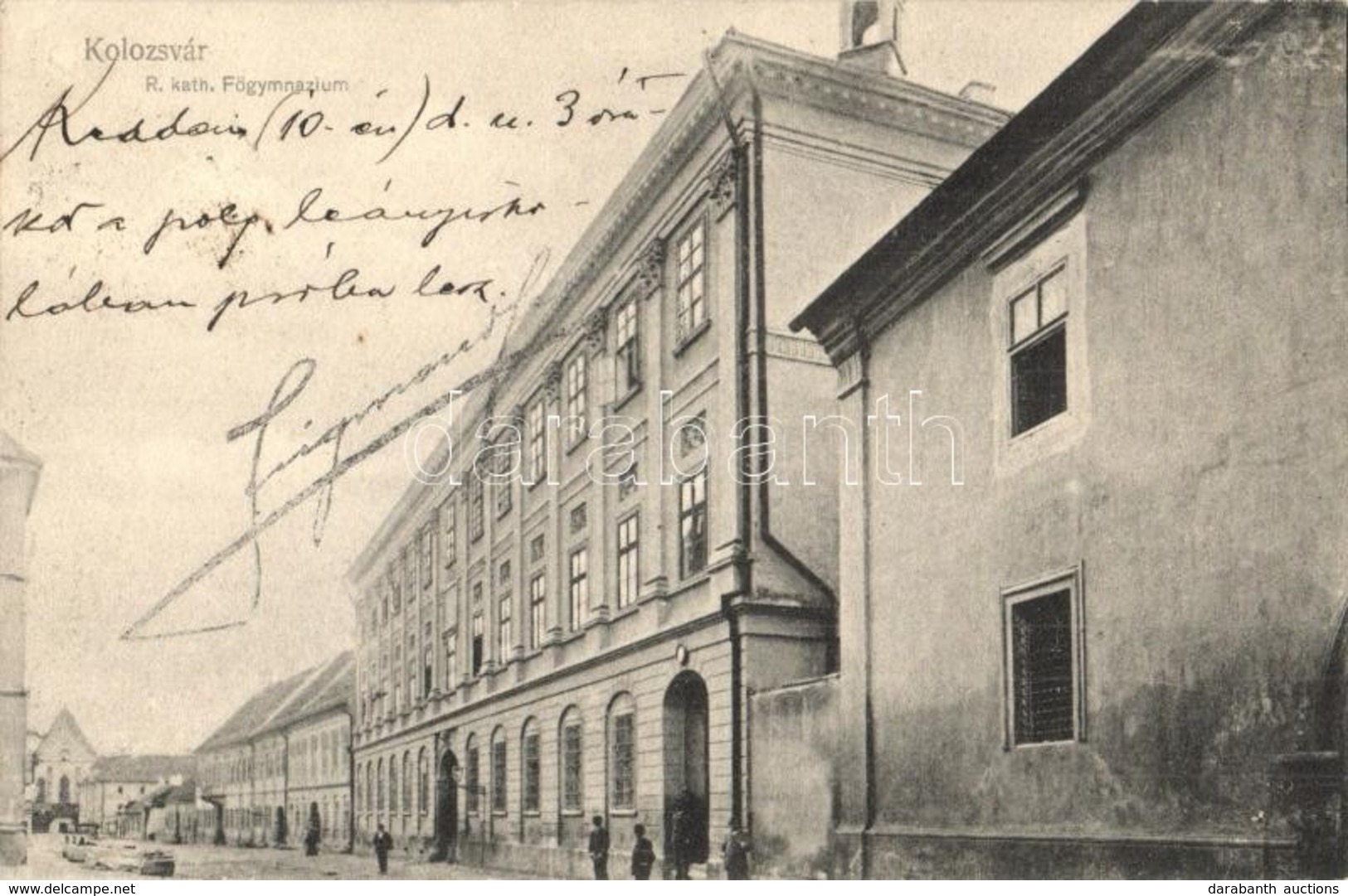 T2 1906 Kolozsvár, Cluj; Római Katolikus Főgimnázium, Lepage Lajos Kiadása, D. T. C. L. 21804. / Grammar School - Zonder Classificatie