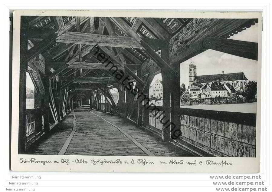 Säckingen - Alte Holzbrücke - Bahnpost - Bad Saeckingen