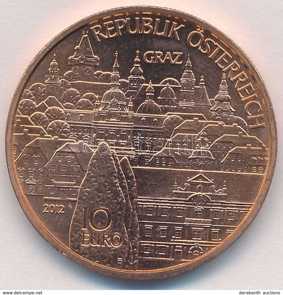 Ausztria 2012. 10E Cu 'Stájerország' T:1- 
Austria 2012. 10 Euro Cu 'Steiermark' C:AU
Krause KM#3207 - Zonder Classificatie