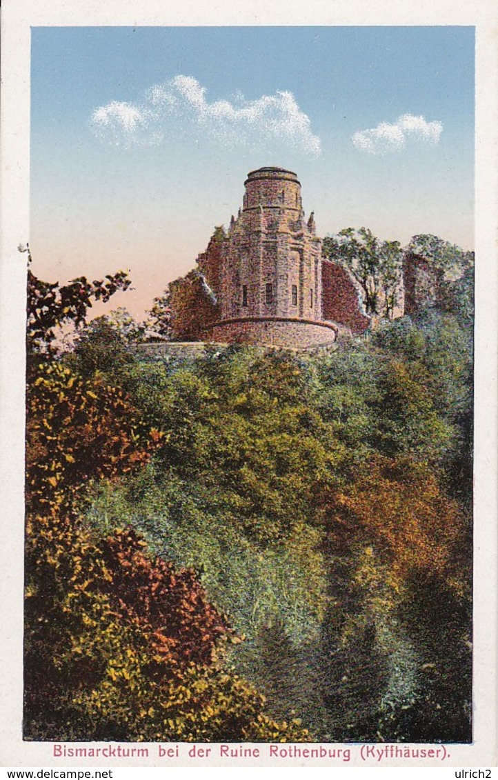 AK Bismarckturm Bei Der Ruine Rothenburg - Kyffhäuser  (36272) - Kyffhaeuser