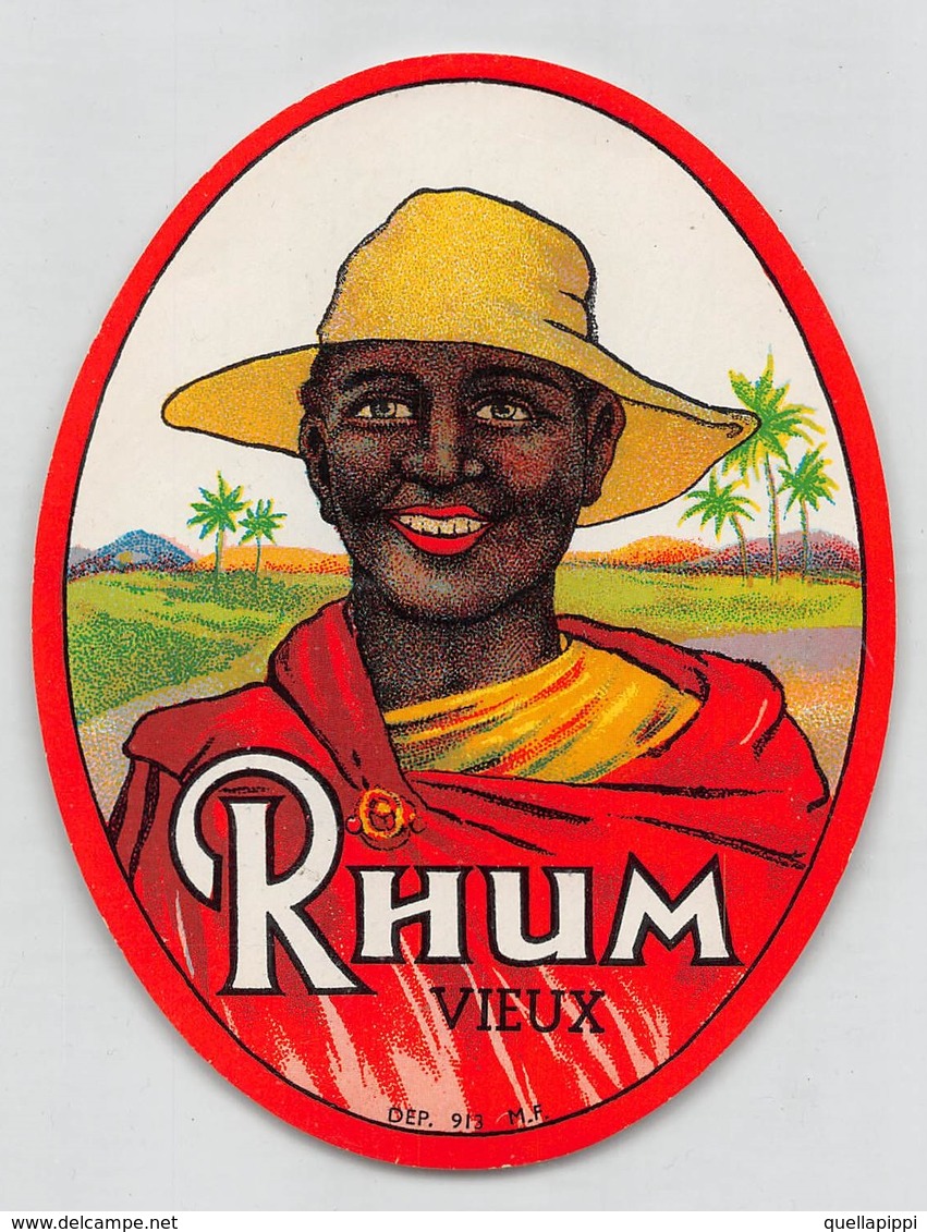 08313 "RHUM VIEUX" ETICHETTA ORIG - Rhum