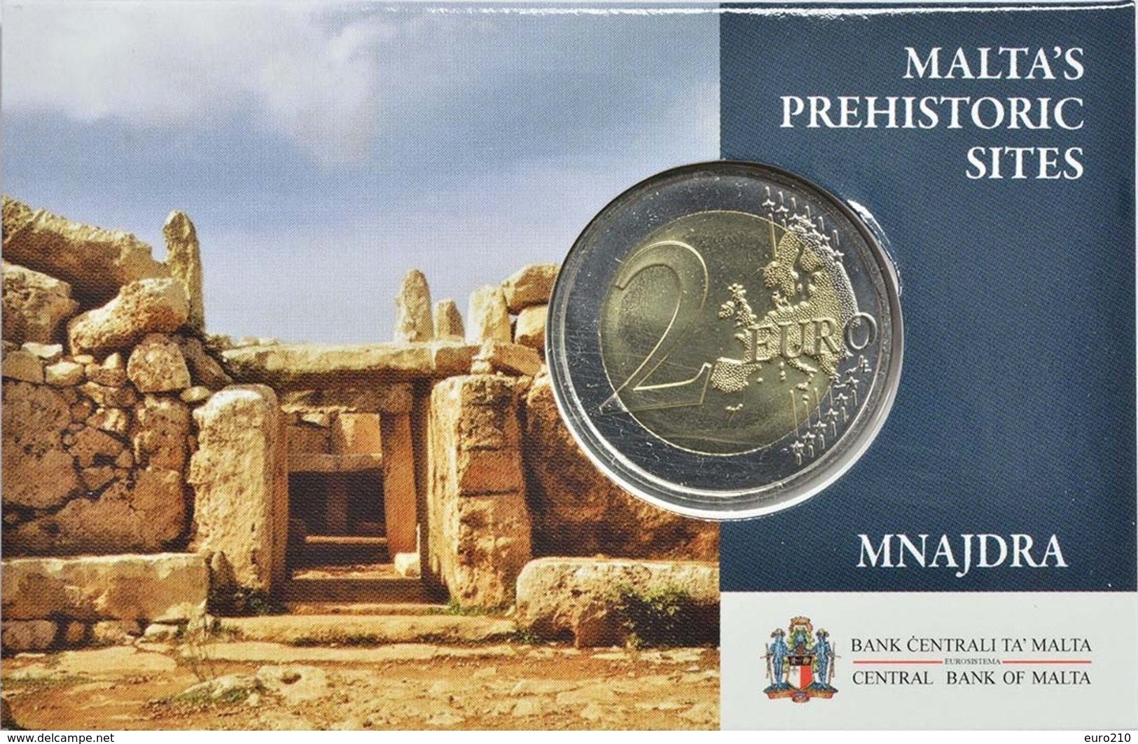 MALTA - 2 Euro 2018 - Temples De Mnajdra - COINCARD - Malte