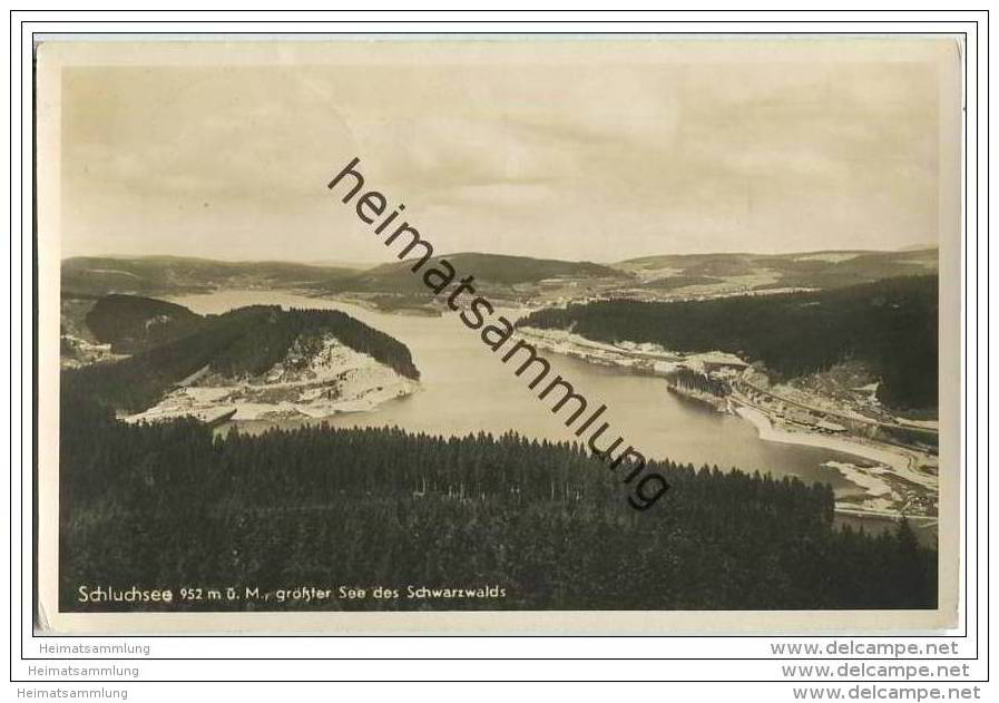 Schluchsee - Schwarzwaldsee - Foto-AK - Schluchsee