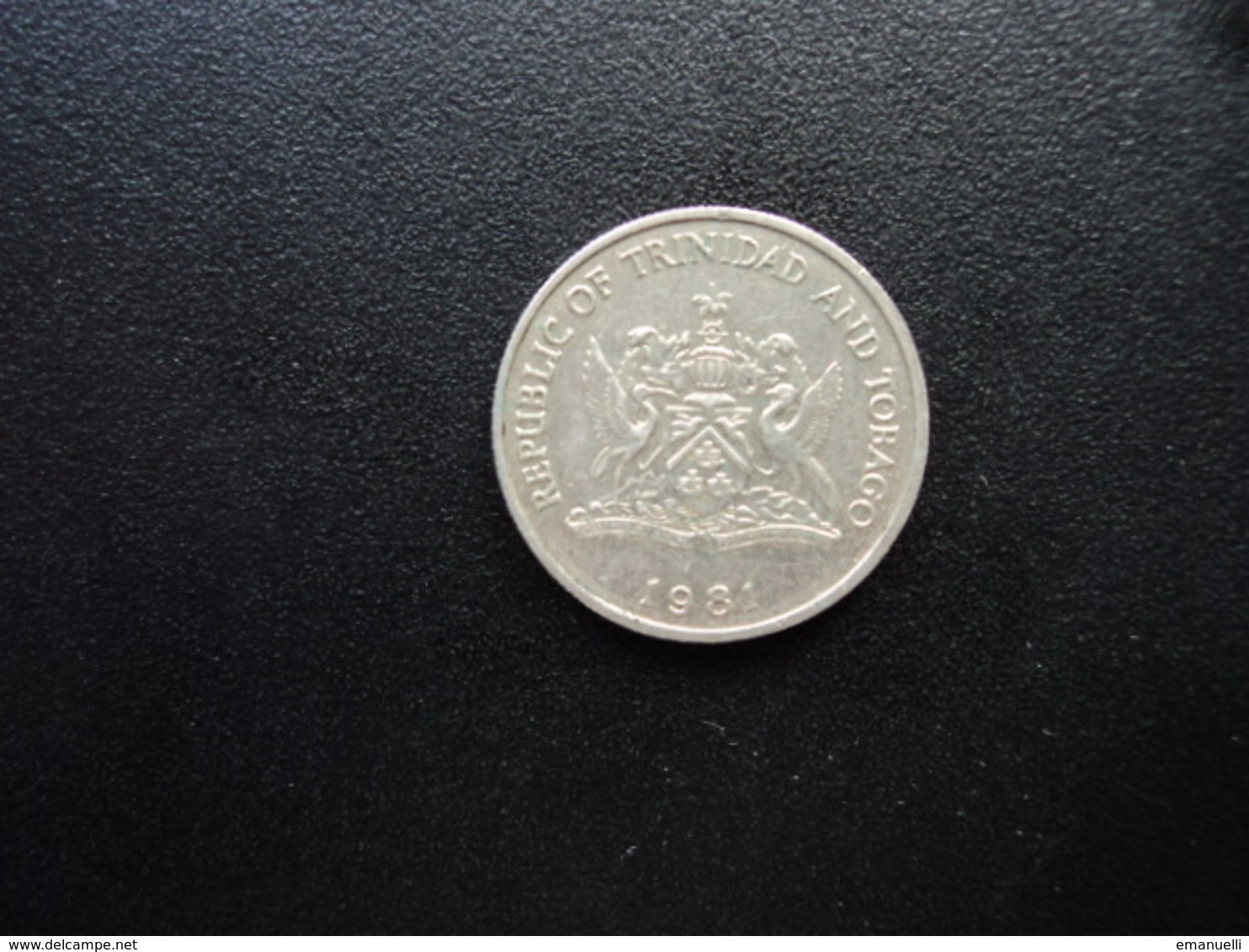 TRINITÉ ET TOBAGO : 25 CENTS   1981 FM   KM 32     SUP - Trinidad & Tobago