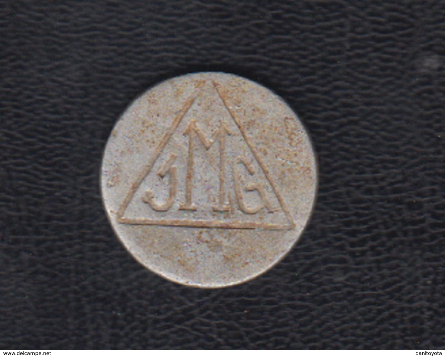 ISLA CRISTINA.  25 CENTIMOS JMG.  FABRICA SALAZONES -  Monedas De Necesidad