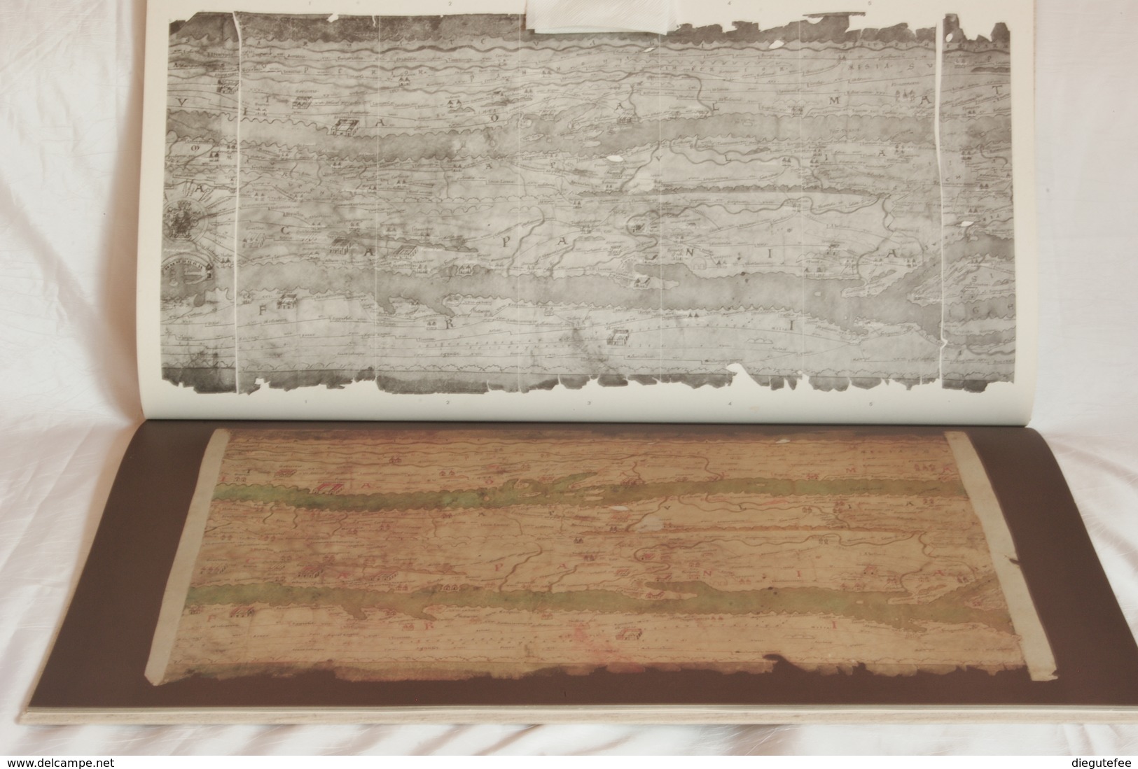 TABULA PEUTINGERIANA   DIE PEUTINGERSCHE TAFEL    Codex Vindobonensis 324 - 1. Antiquity