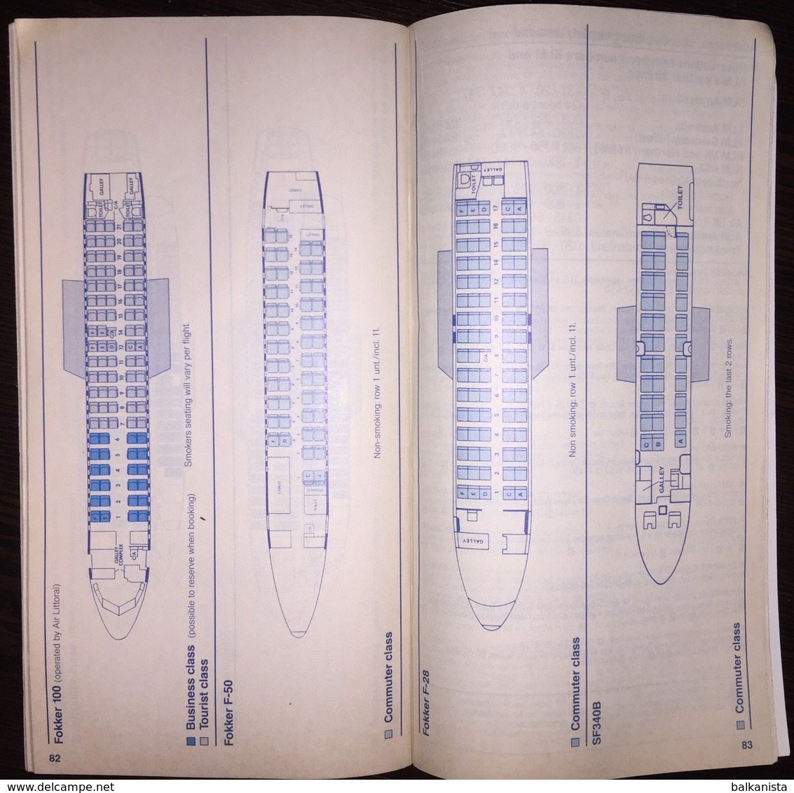 KLM Timetable October 31, 1993 - March 26, 1994