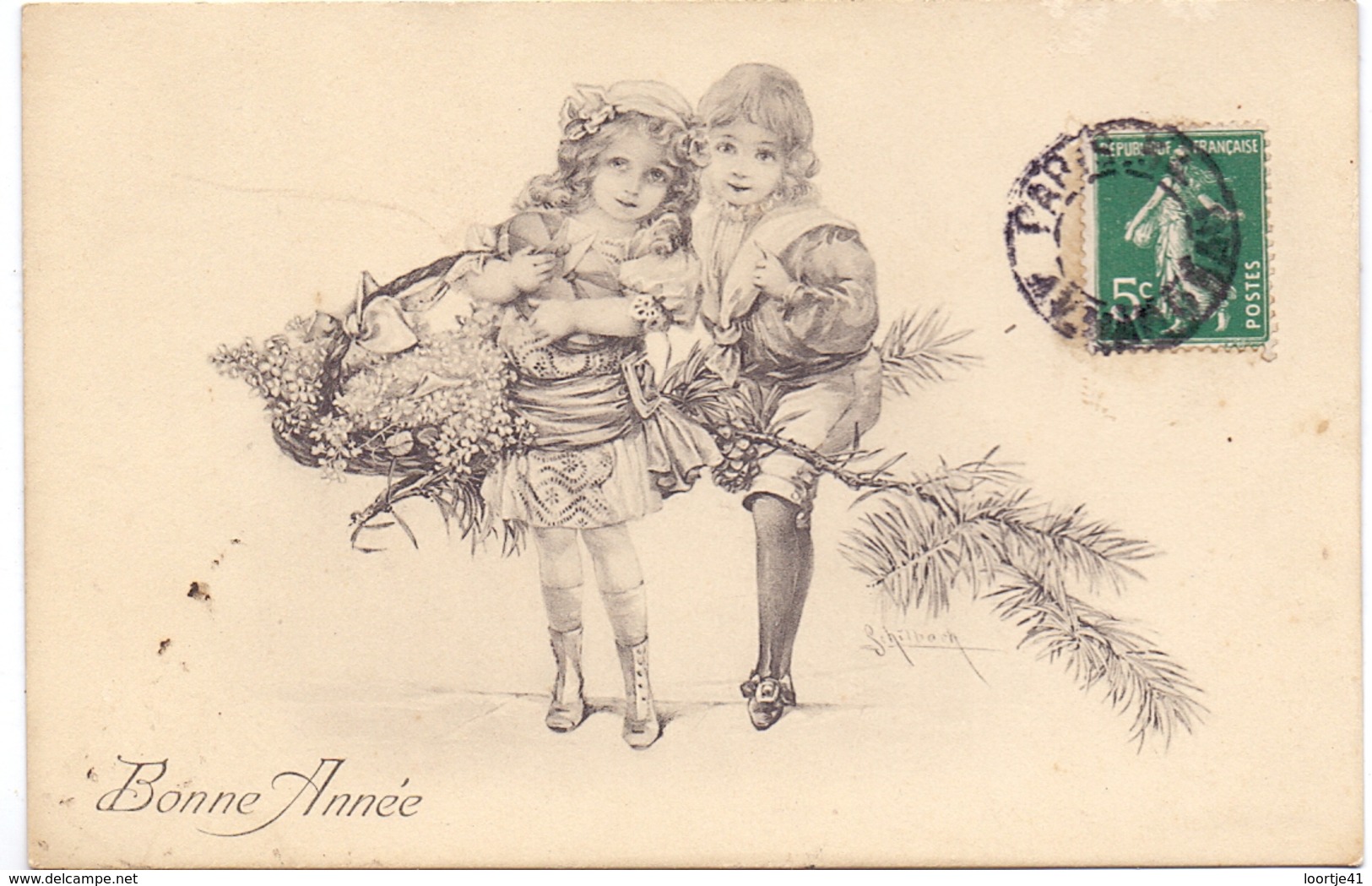 Fantasie Fantaisie - Bonne Année - Jong Koppel - Jeune Couple - Illustr Schilbach - Schilbach