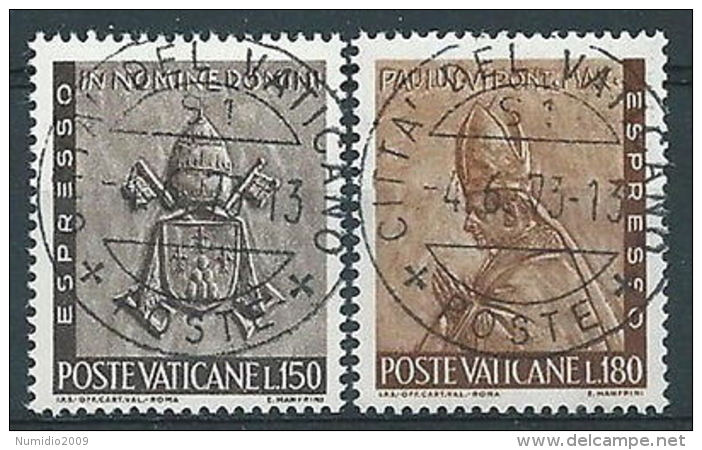 1968 VATICANO USATO ESPRESSI LAVORO - VTU061 - Espresso