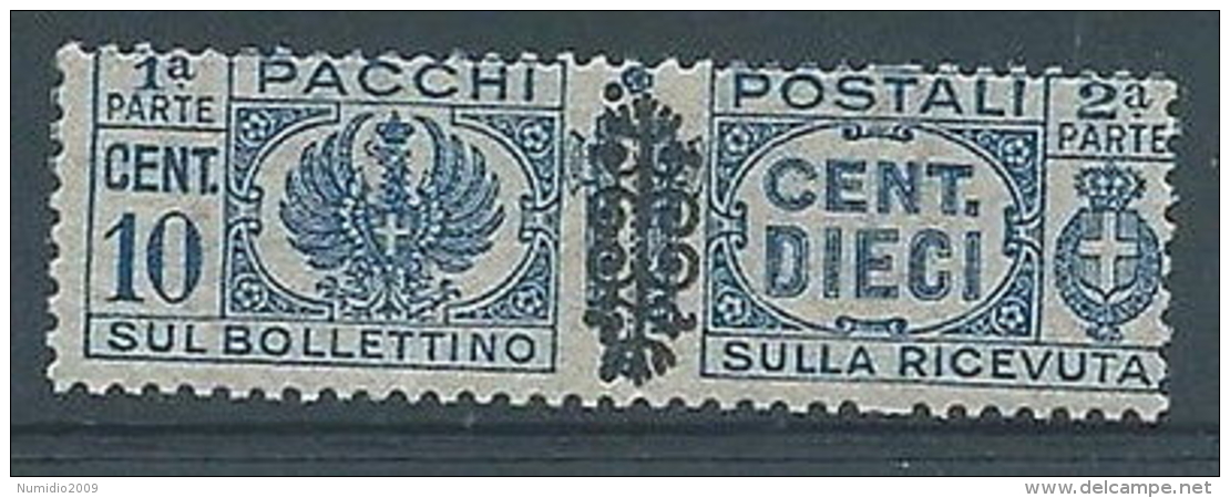 1945 LUOGOTENENZA PACCHI POSTALI 10 CENT MNH ** - RR4375-6 - Colis-postaux