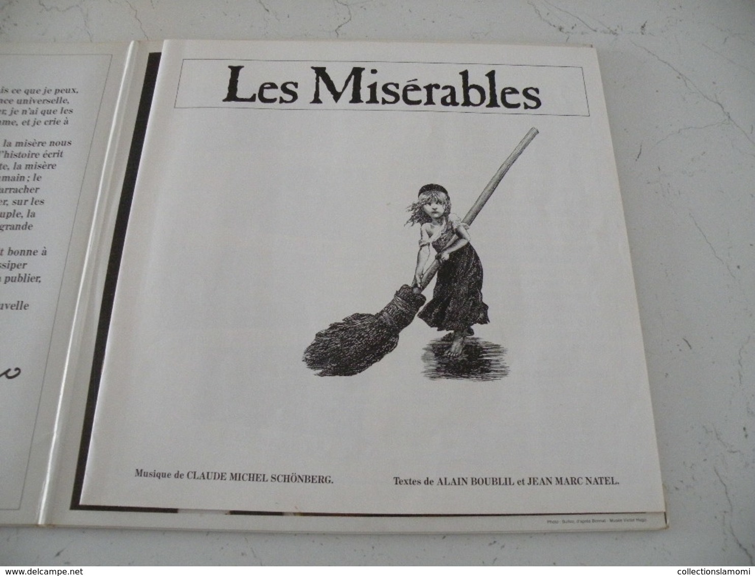 LES MISÉRABLES,Musique C M Schönberg,Texte A Boublil & JM Natel  1980 -  (Titres Sur Photos) - Vinyle Double Album 33T - Enfants