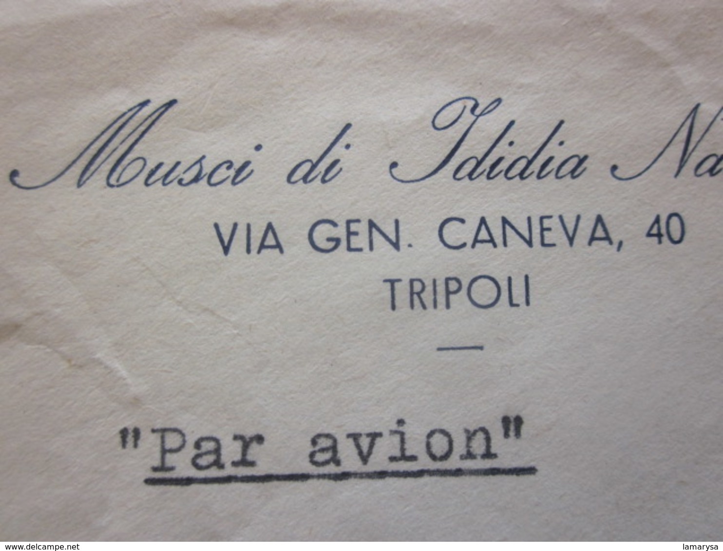 Letter Tripoli Kingdom Of Libya Libye-Stamps Great Britain (ex-colony-protectorate) Levant British-to Marseille France - Britisch-Levant