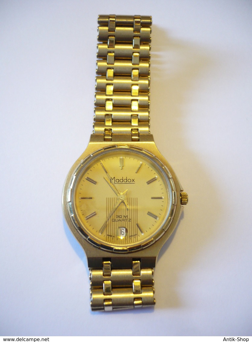 "Maddox" Quarz-Uhr - Vergoldet  (572) Preis Reduziert - Horloge: Luxe