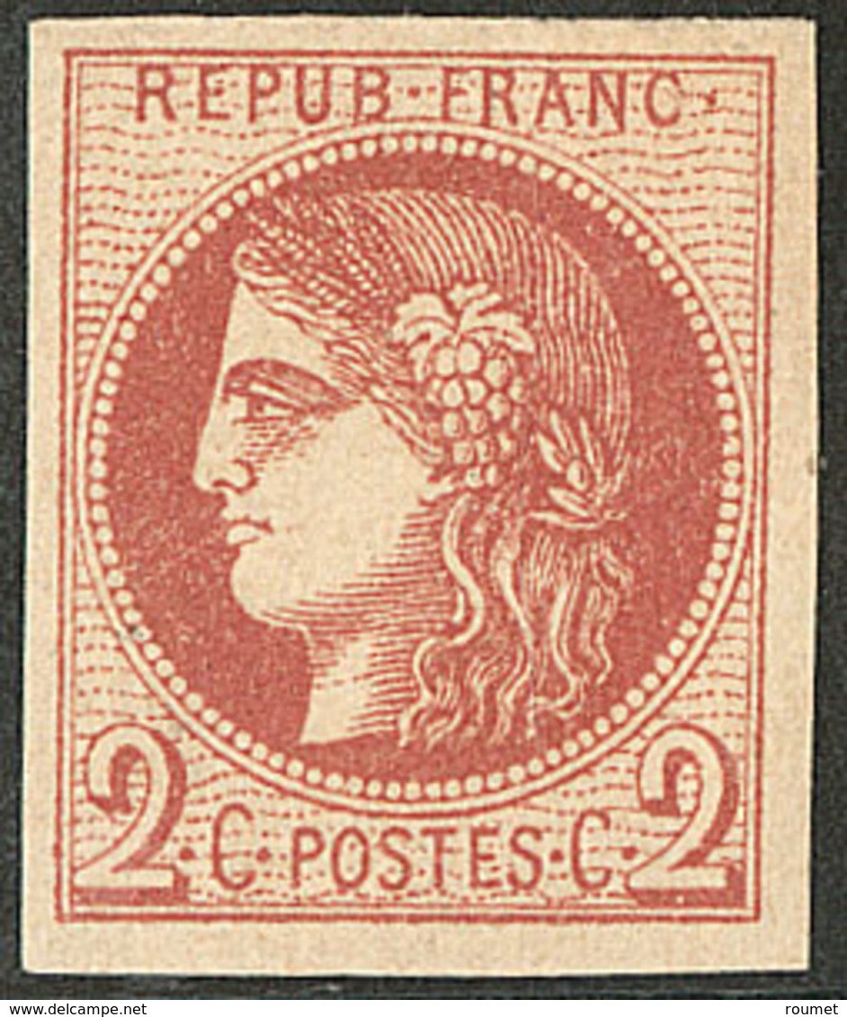 * No 40IIc, Rouge Brique, Très Frais. - TB - 1870 Ausgabe Bordeaux