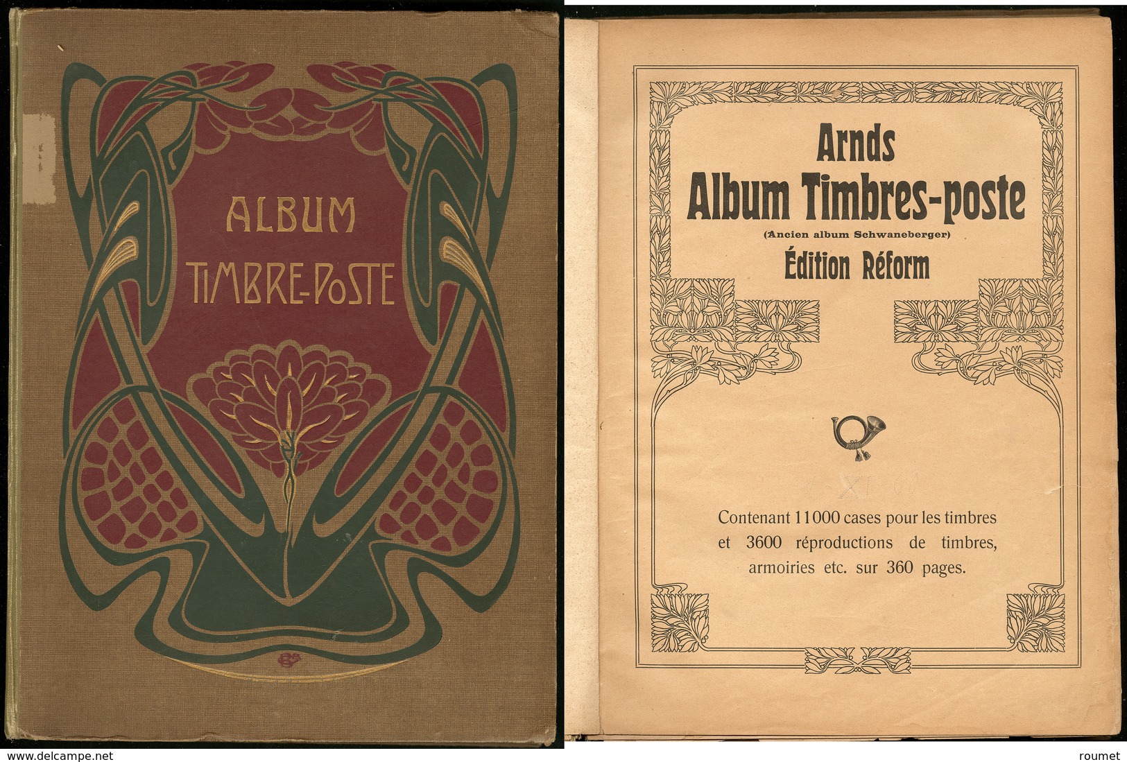 Album "Monde", éd. Schweneberger, Vers 1905, Broché Et Contenant Qqs Timbres, Tous états - Other & Unclassified