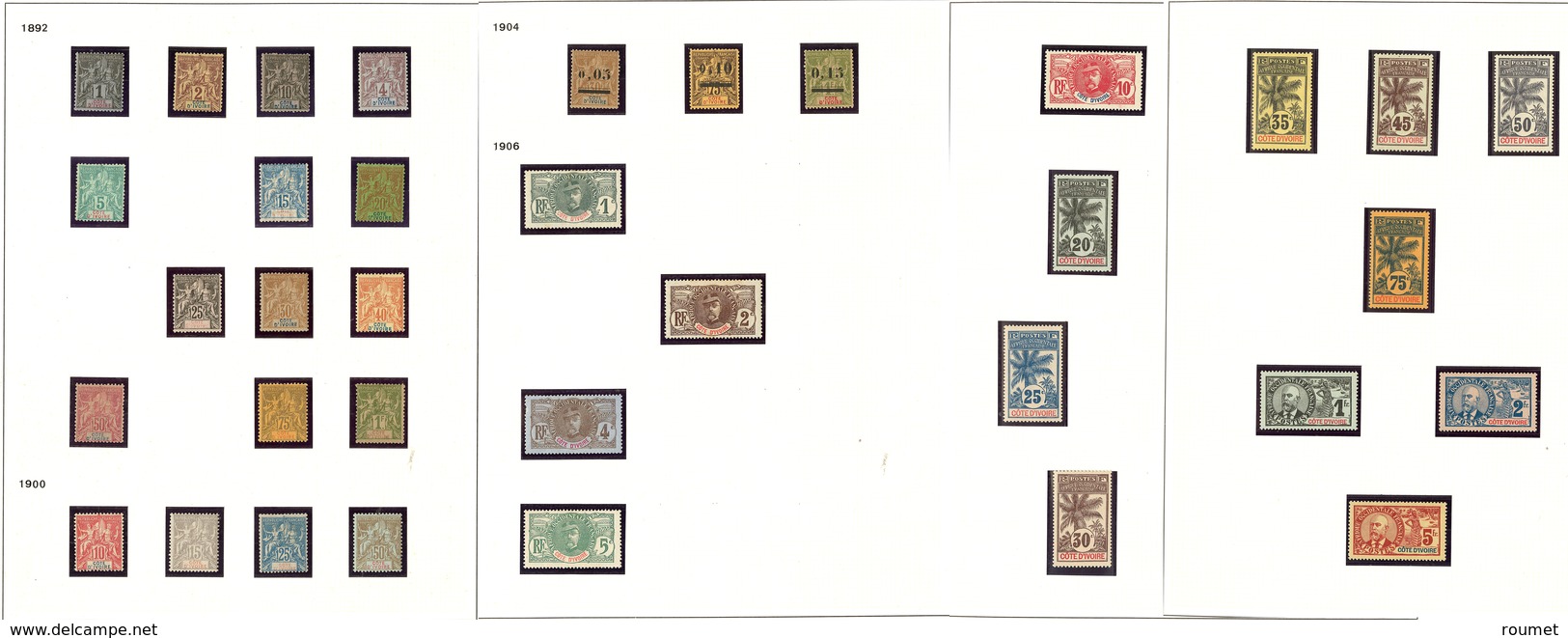 * Collection. 1892-1944 (Poste, PA, Taxe, BF), Complète Dont Qqs Ex **. - TB - Autres & Non Classés