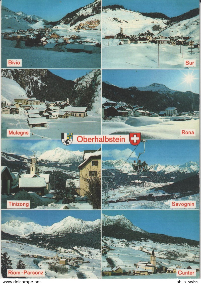 Oberhalbstein - Mulegns, Rona, Tinizong, Savognin, Riom-Parsonz, Cunter - Photoglob - Cunter