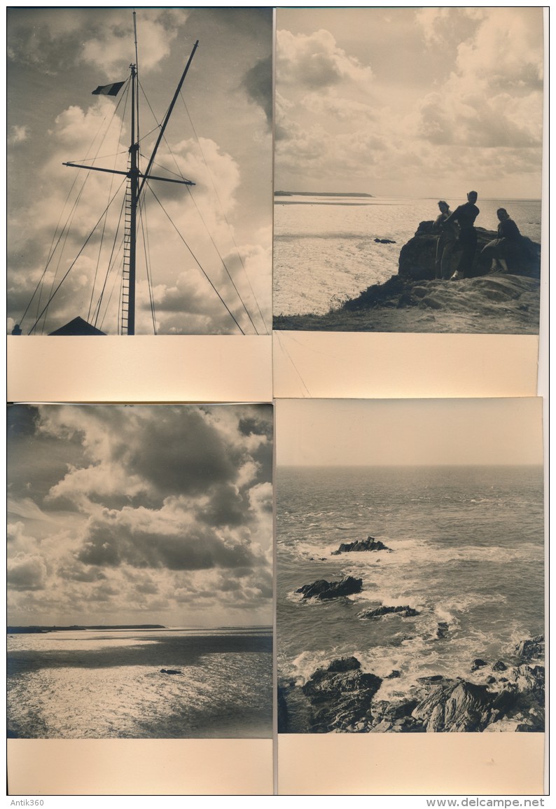 Lot De 13 Photos Amateur -35 CANCALE Août 1955 Et 1956 - No CPA - Cancale