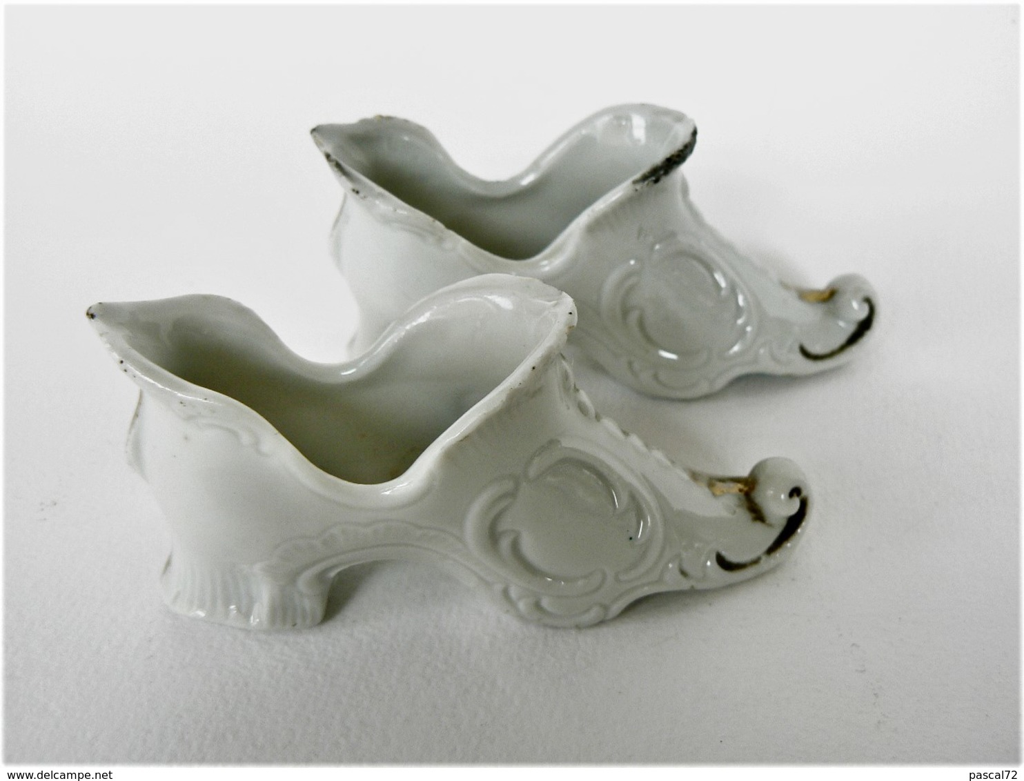 CHAUSSURES MINIATURES DE COLLECTION (30) PORCELAINE GERMANY SIGNÉE - Andere & Zonder Classificatie