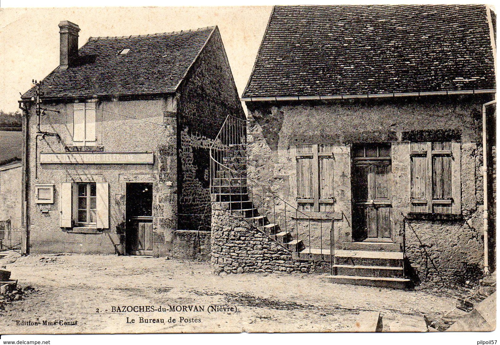 58 - BAZOCHES DU MORVAN - Le Bureau De Postes - Bazoches