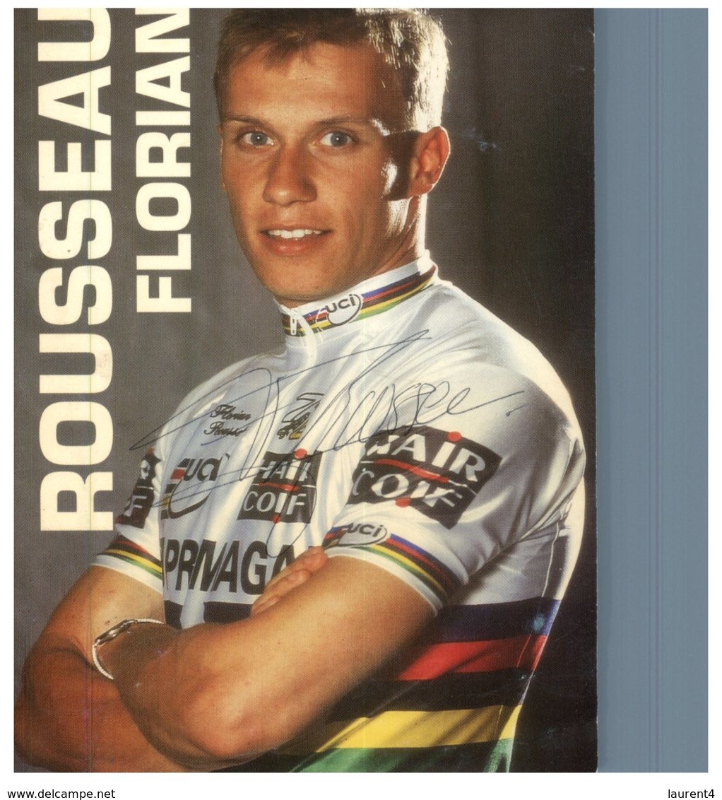 (ORL 510) Palmares Signed Postcard - Florian Rousseau - Cyclisme - - Sporters