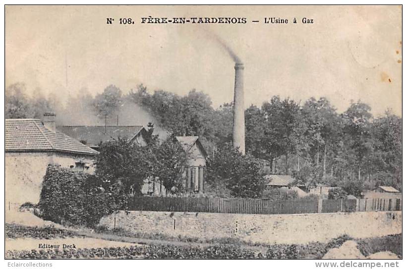 Fère En Tardenoy       02      Usine A Gaz       (voir Scan) - Fere En Tardenois