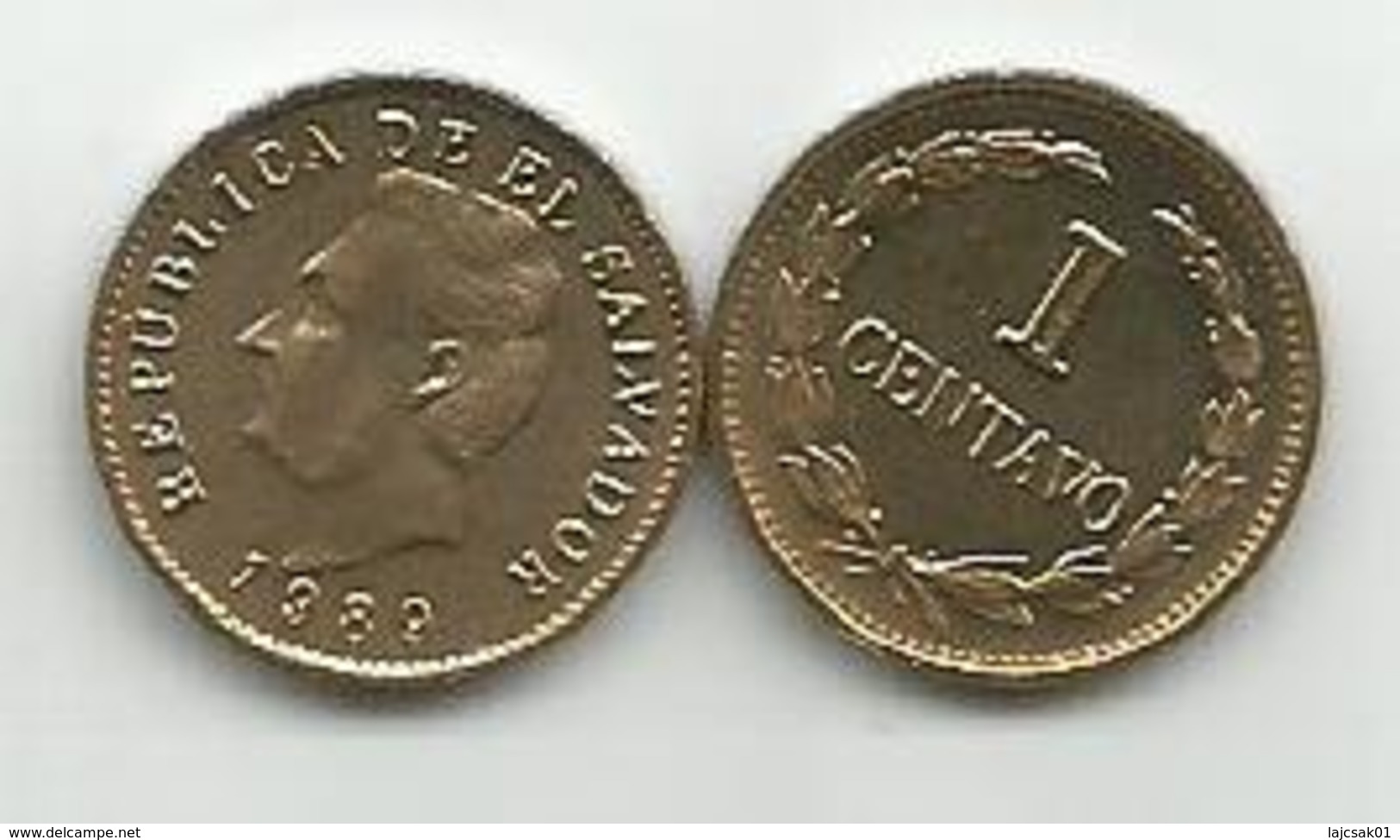 El Salvador 1 Centavo 1989. High Grade - El Salvador