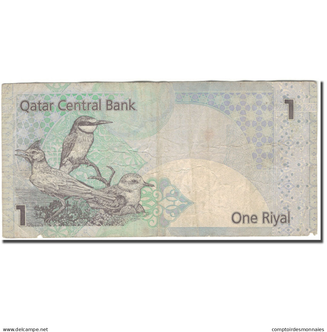 Billet, Qatar, 1 Riyal, 2003, KM:20, B+ - Qatar