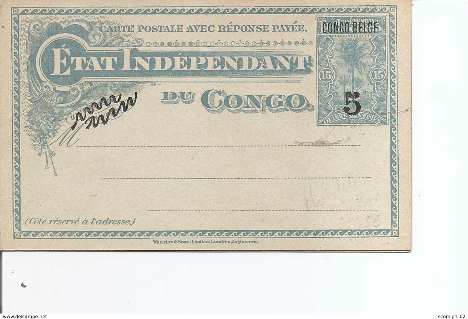 Congo Belge ( EP à Double Volet  Neuf à Voir) - Stamped Stationery