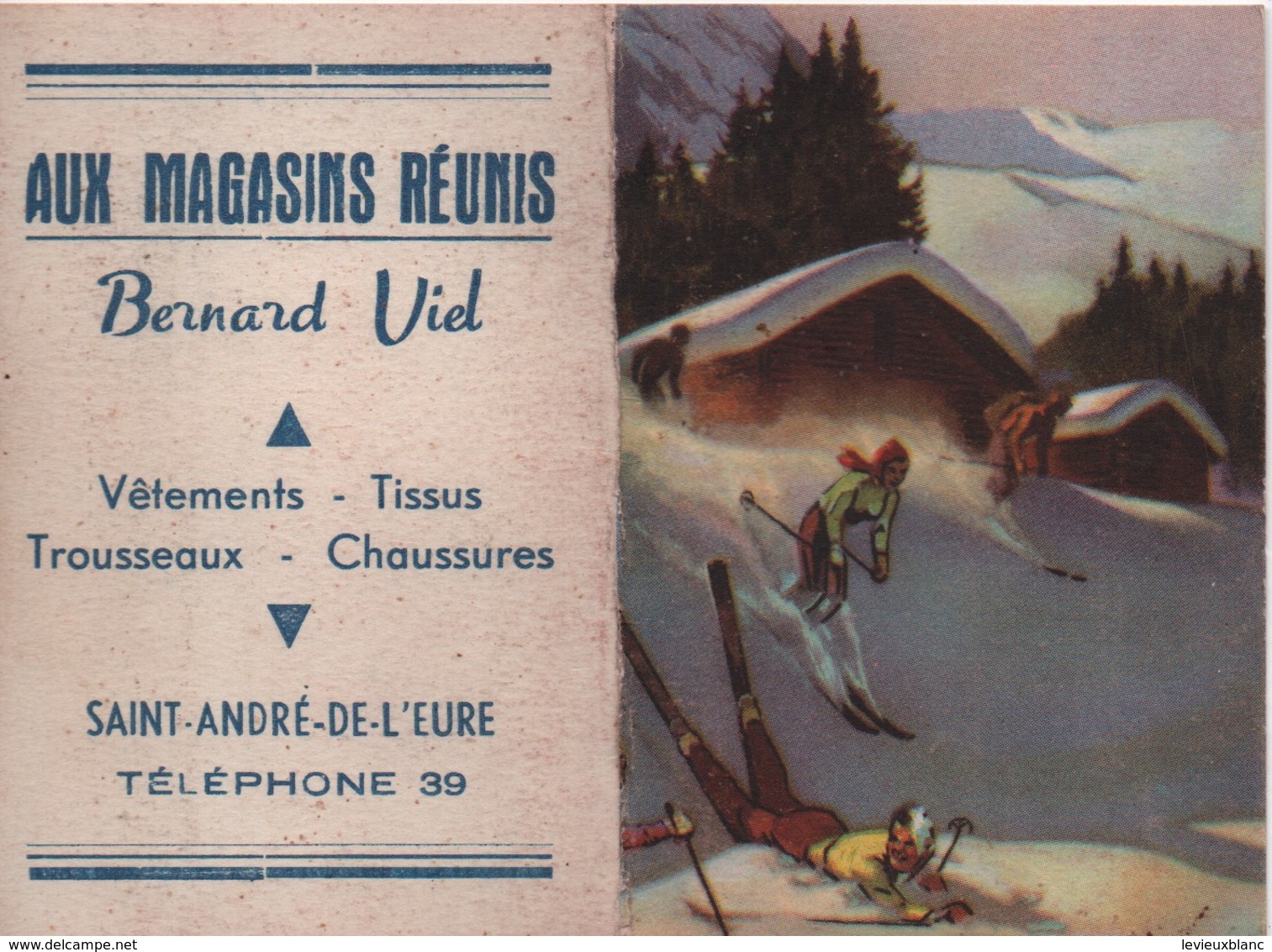 Commerce/ Petit Calendrier De Poche/Aux Magasins Réunis/Bernard VIEL/ Saint André De L'Eure/1953      CAL402 - Grossformat : 1941-60