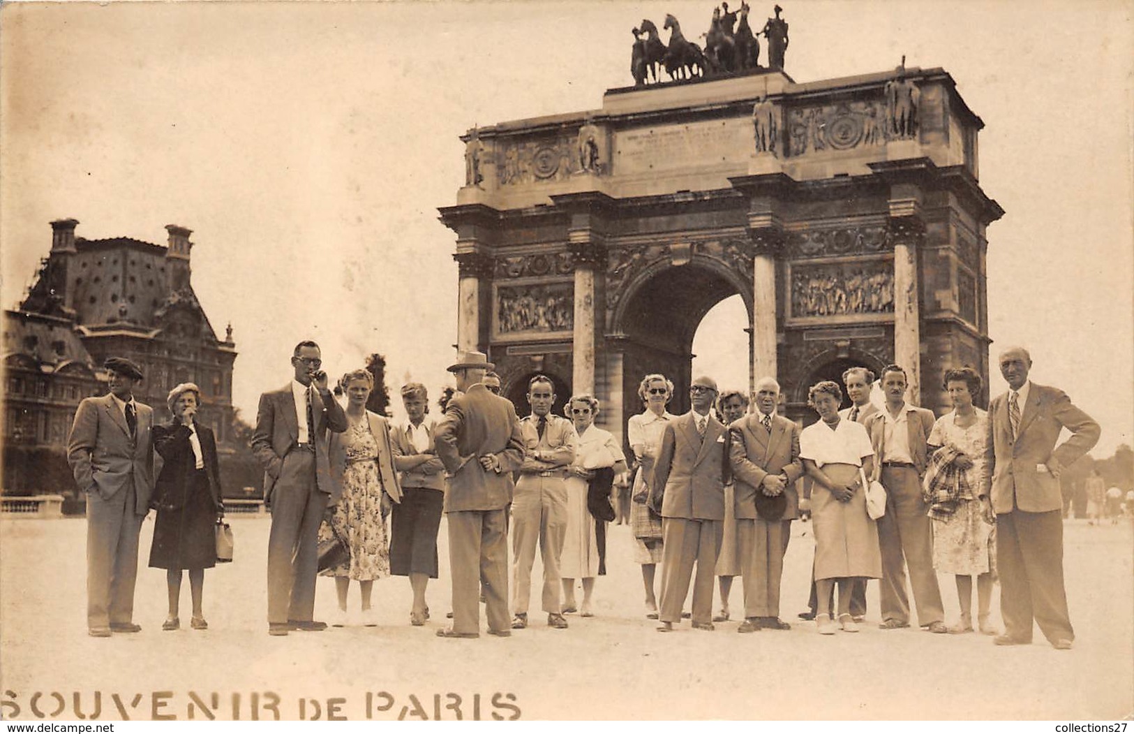 75001-PARIS- CARTE-PHOTO- CARROUSEL - Louvre