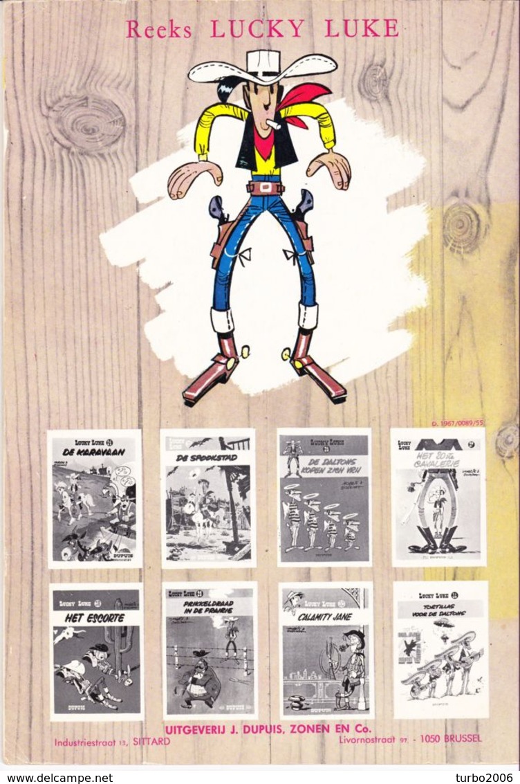 LUCKY LUKE stripboeken 5 verschillende delen : 1-2-5-6-IX zie scans voor- en achterzijde !