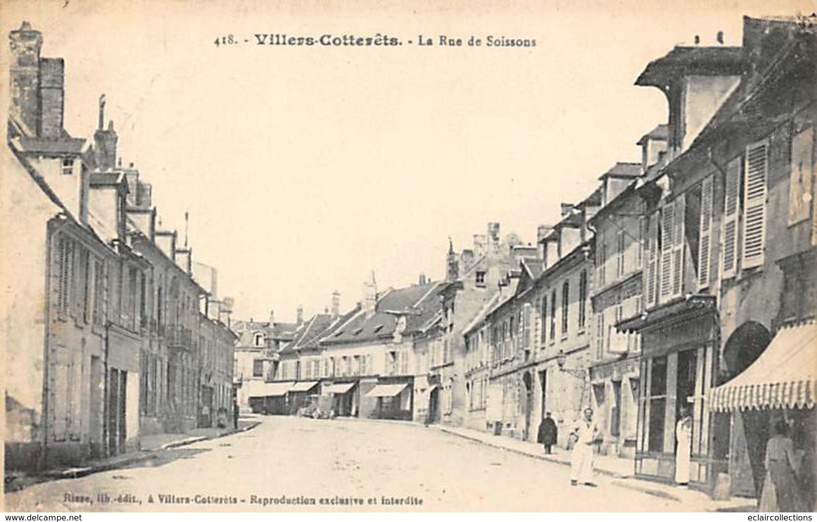 Villers Cotterêts      02       Rue De Soissons    (voir Scan) - Villers Cotterets