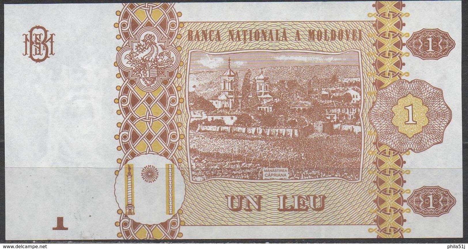 MOLDAVIE   __ 1 LEU  2015 __VOIR SCAN - Moldavië